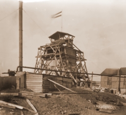 Zeche Diergardt - Teufgerüst Schacht I