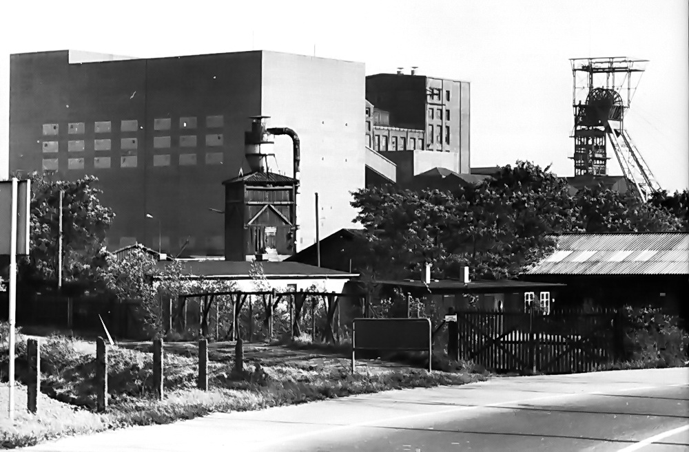 Zeche Mevissen - Förderturm und Kohlewäsche